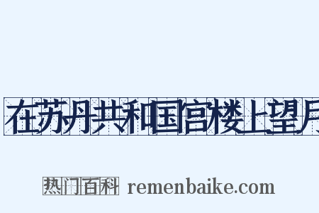 在苏丹共和国宫楼上望月是什么意思的图片